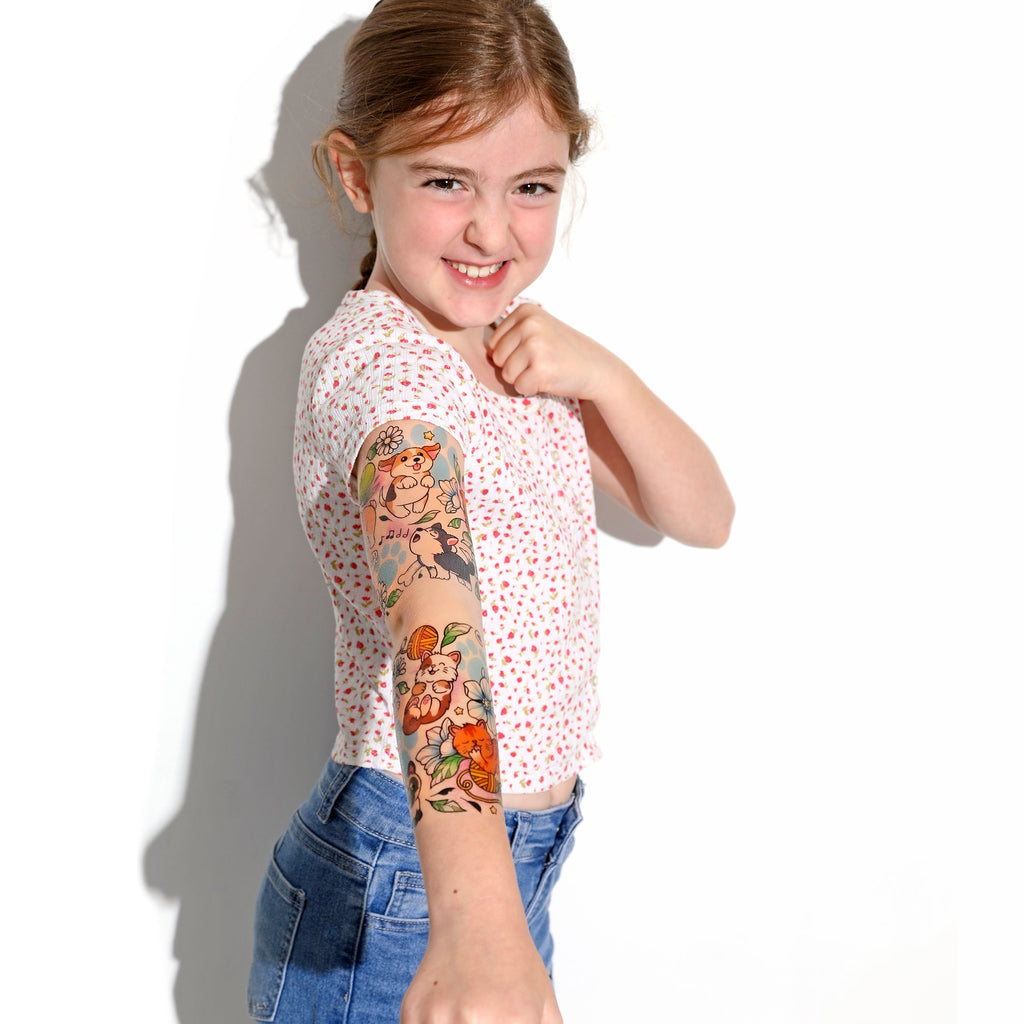 Best Furiends Full Sleeve Tattoo