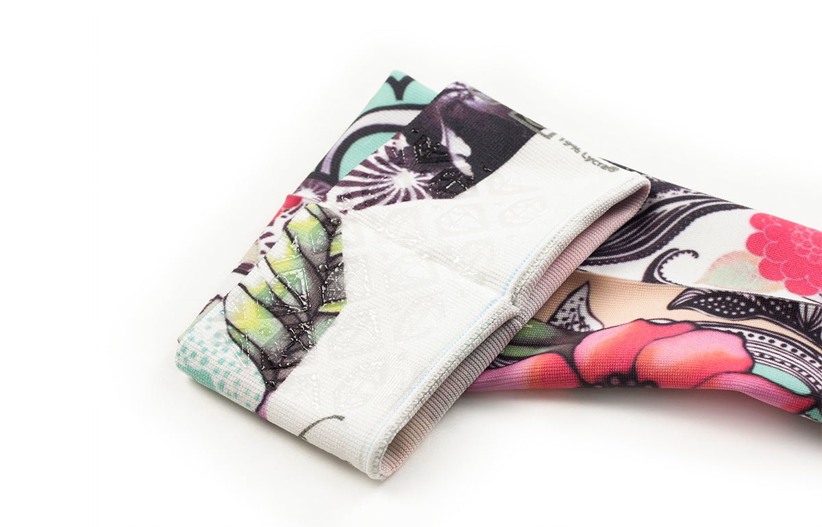 Tattoo Blossom Gradient Compression Arm Sleeve