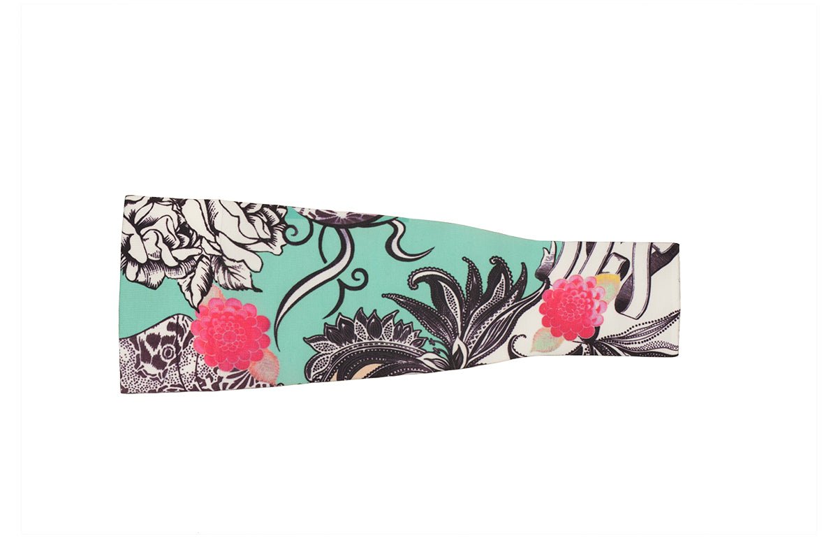 Tattoo Blossom Gradient Compression Arm Sleeve