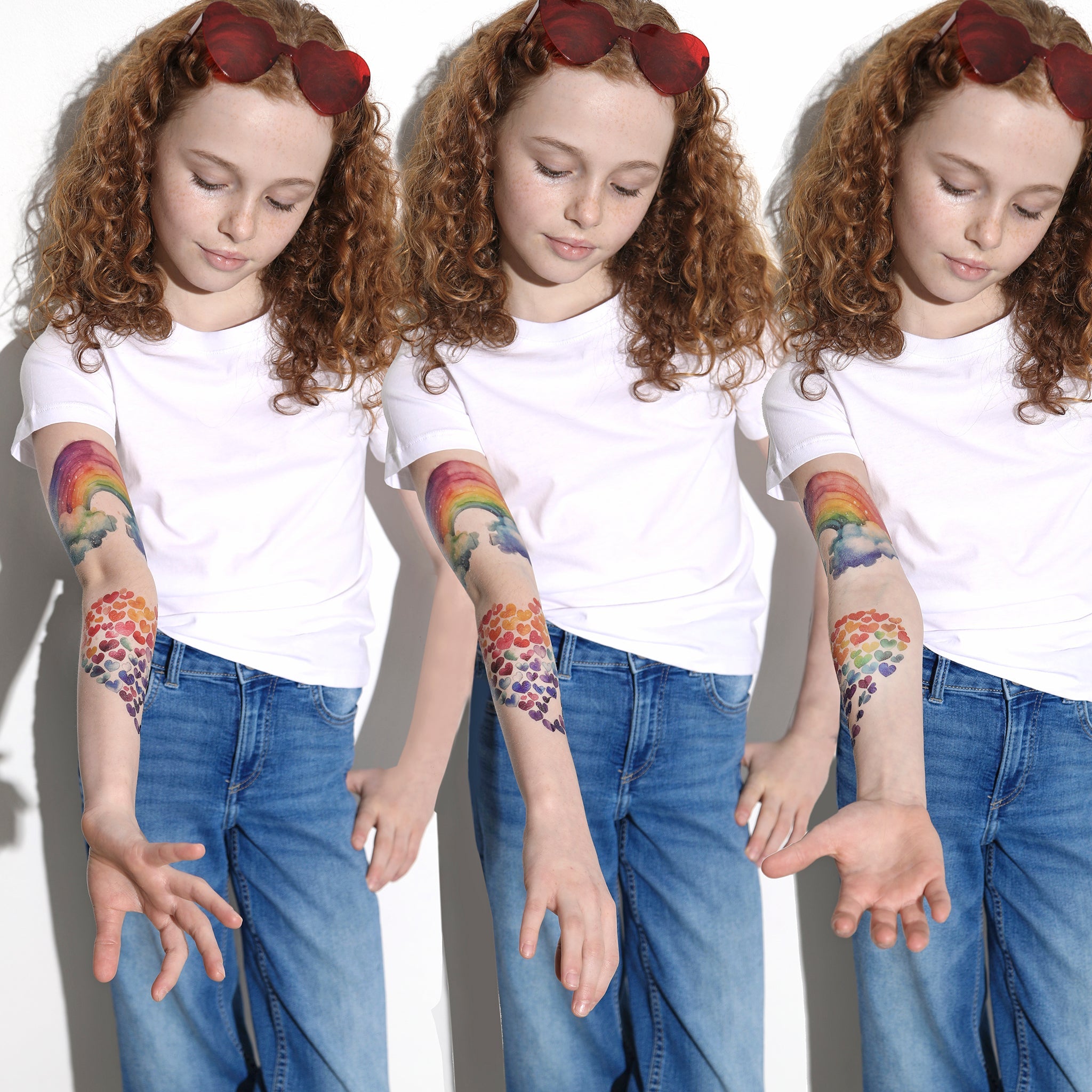 Rainbow Crush Full Sleeve Tattoo